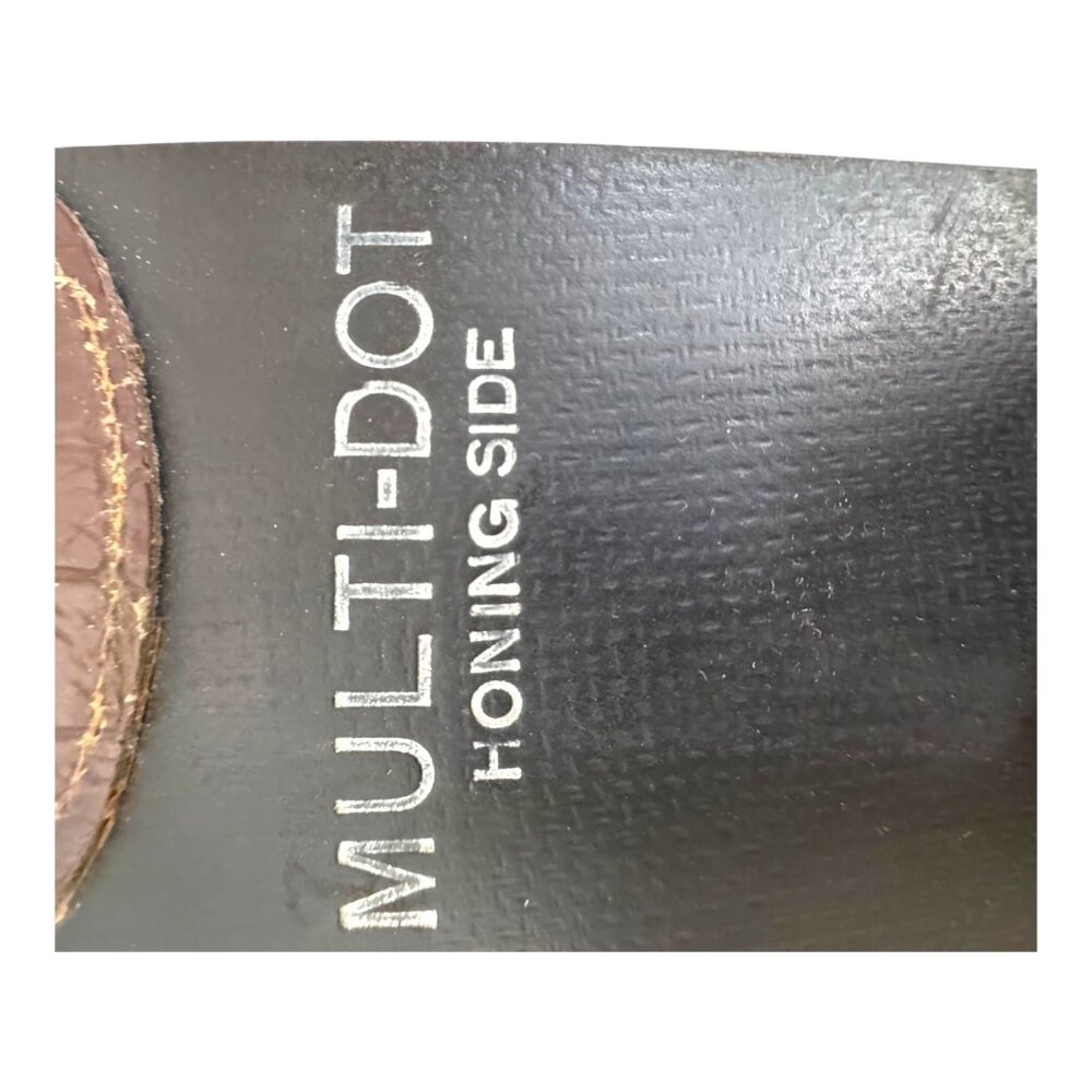 Martin J Rubin Genuine Horse Hide Straight Razor Strop Multi Dot Honing Side 24" - Picture 4 of 10